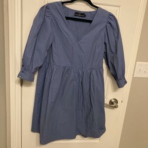Pomander Place Slate Blue Lizzie Dress
